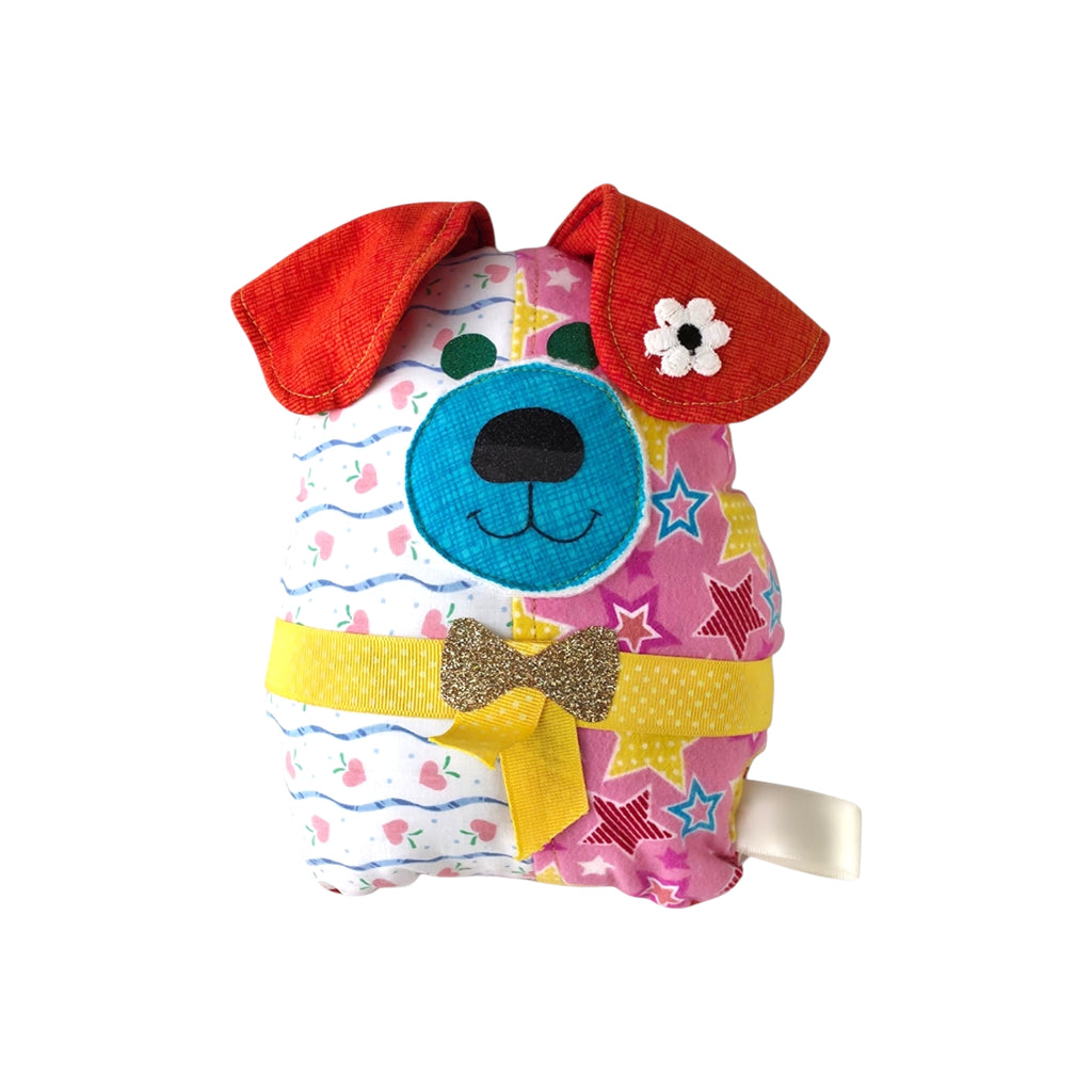 Handmade Patchwork Puppy Dog  Toy