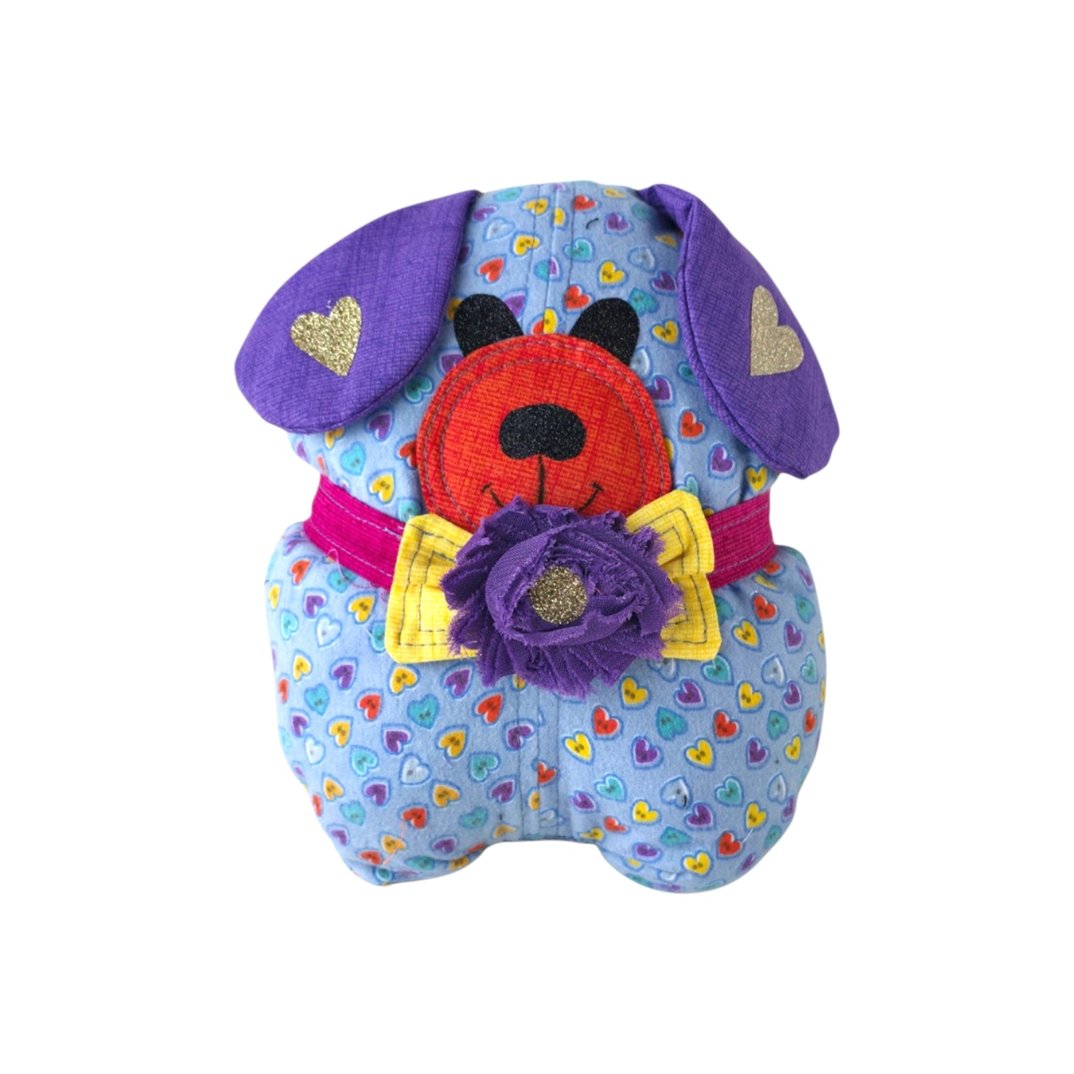 Handmade Patchwork Puppy Dog  Toy