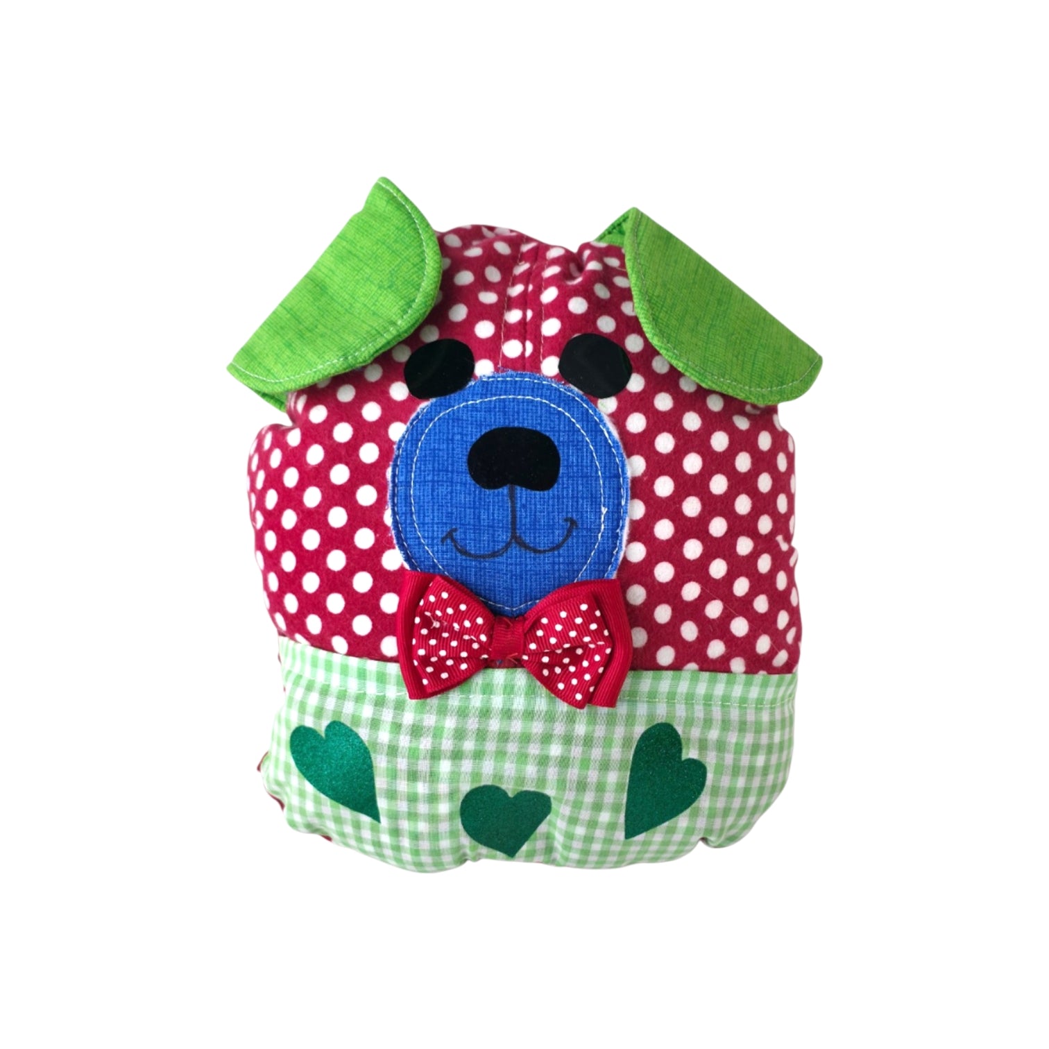 Handmade Patchwork Puppy Dog  Toy