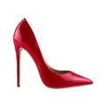 FEMME LA Cherry Red Patent Pointed Toe Pumps