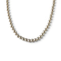 Vintage Classic Faux Pearl Strand Necklace 18" Cream Pearl Strand