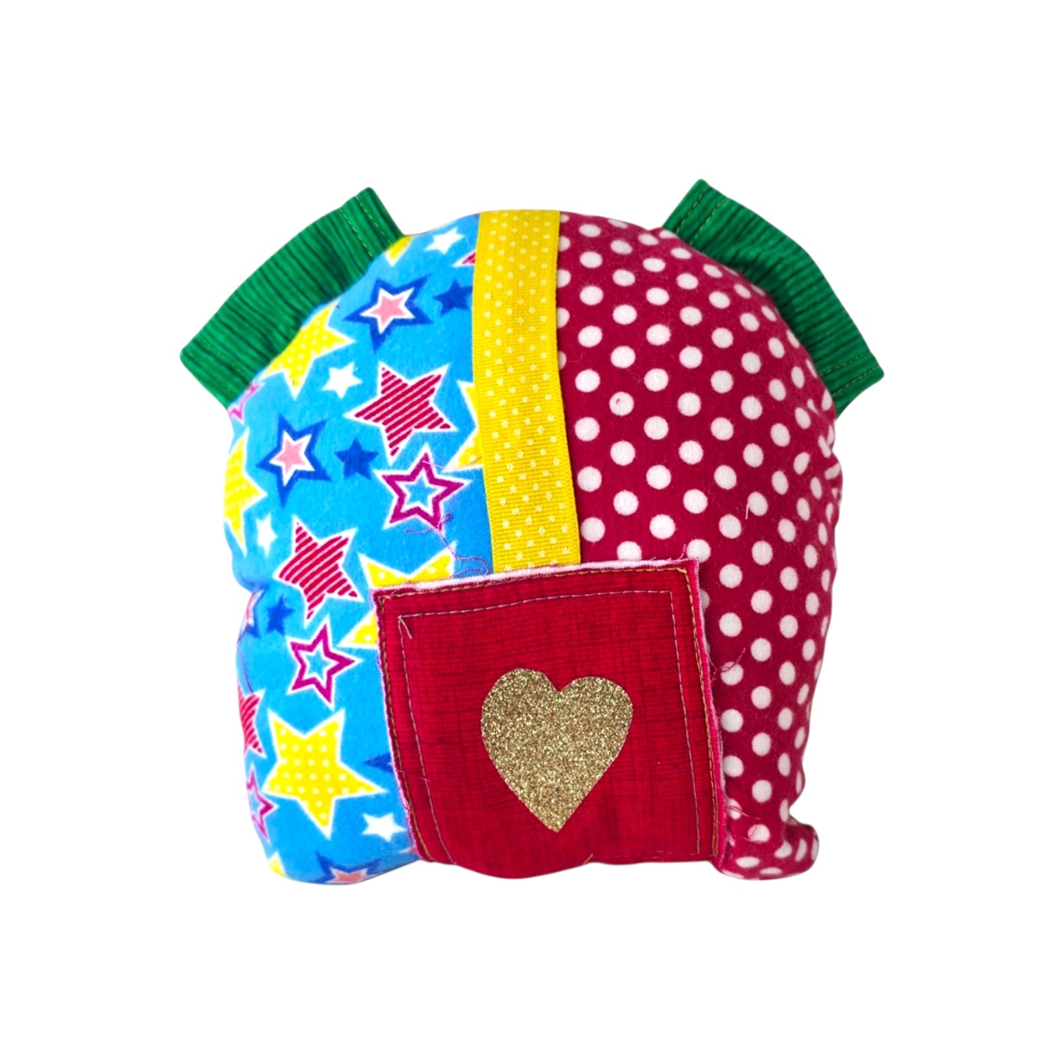 Handmade Patchwork Puppy Dog  Toy