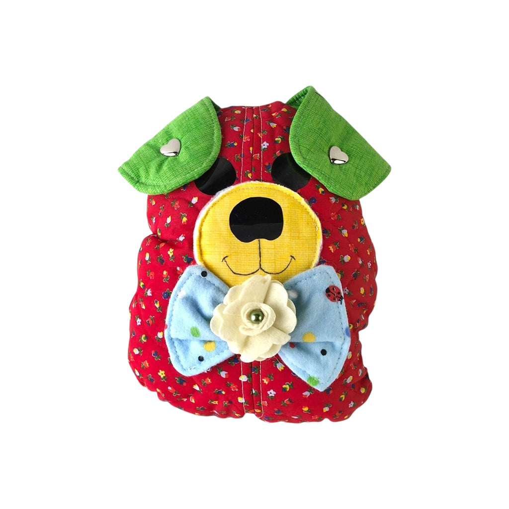 Handmade Patchwork Puppy Dog  Toy