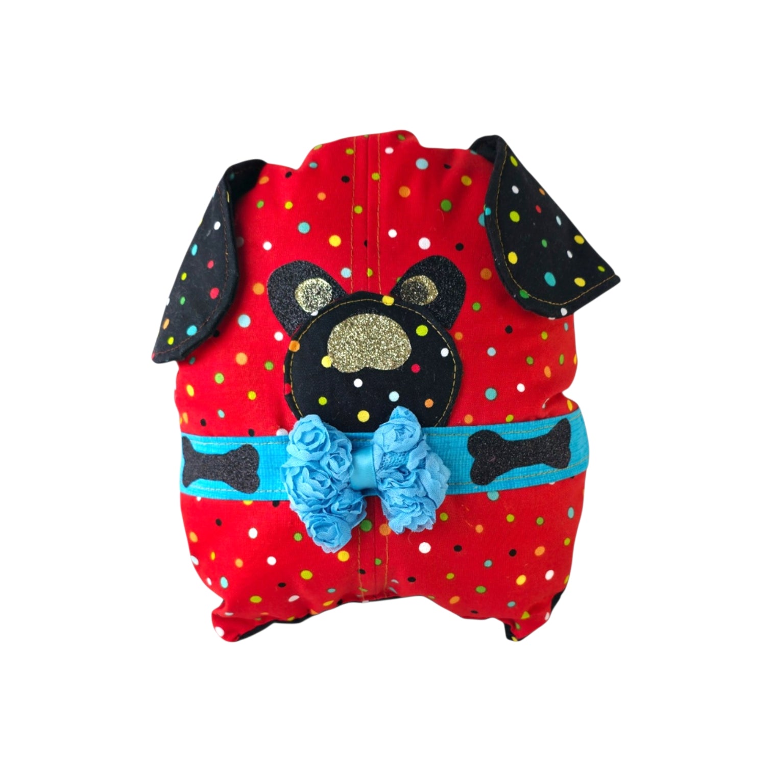 Handmade Patchwork Puppy Dog  Toy