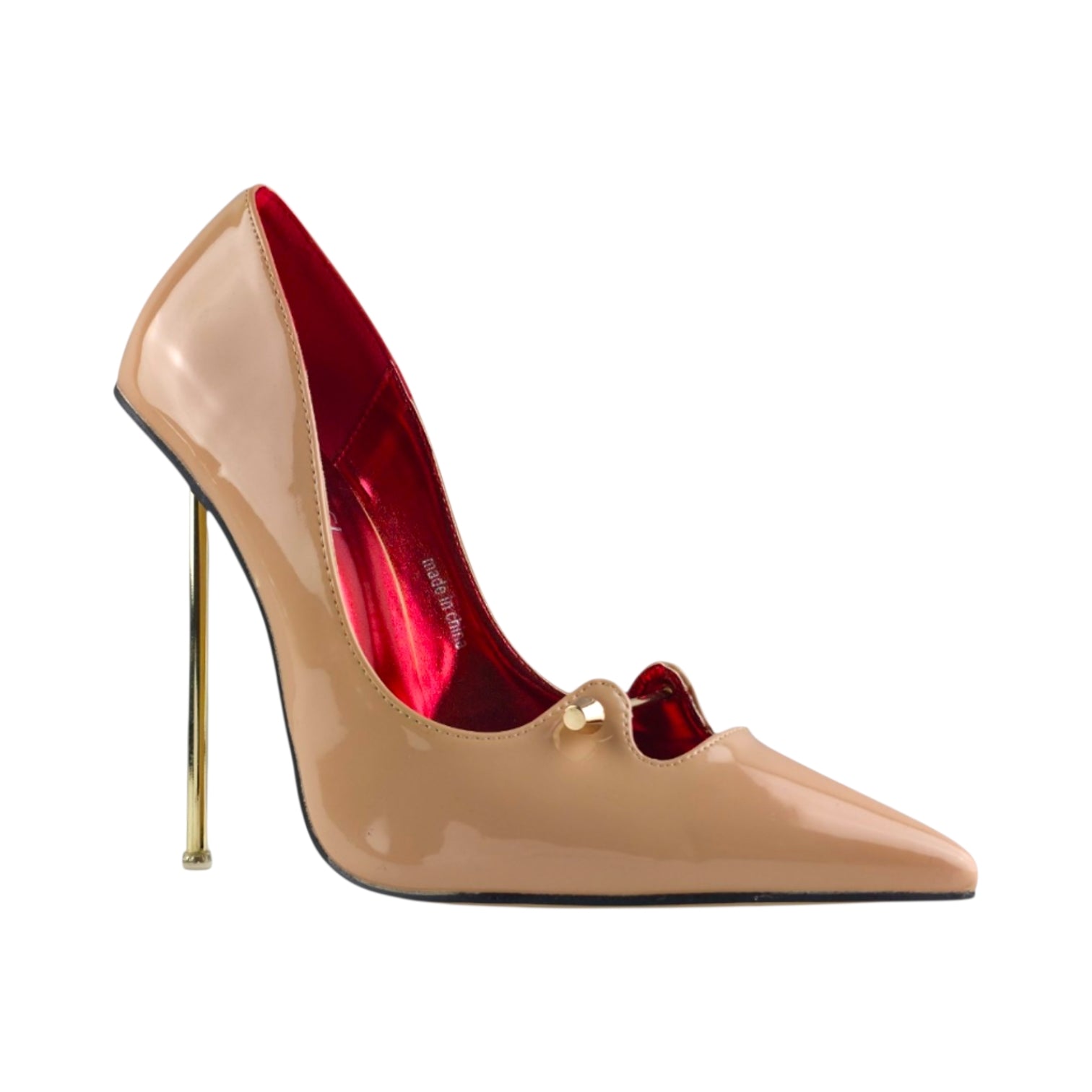 MAIERNISI Nude Patent Pointed Toe Pumps EU/CN 42