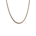 Vintage Monet Gold Tone Heavy Thick Rope Chain Necklace 20" Stamped Signed
