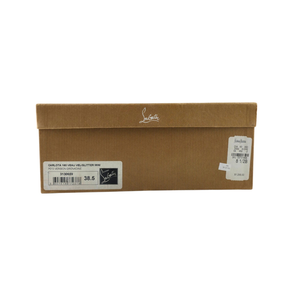 CHRISTIAN LOUBOUTIN Carlota 160 Veau Vel/Glitter Mini