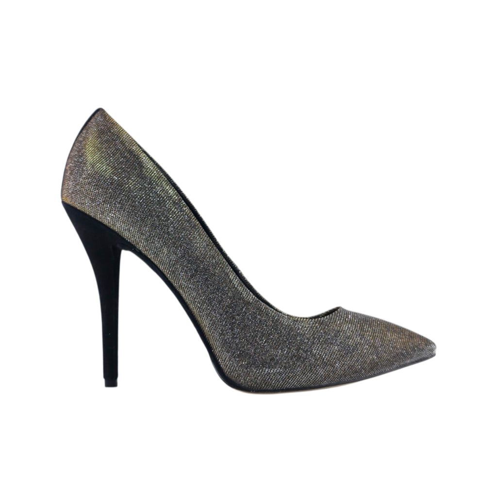 BRIAN ATWOOD Metallic Shimmer Pointed Toe Pumps