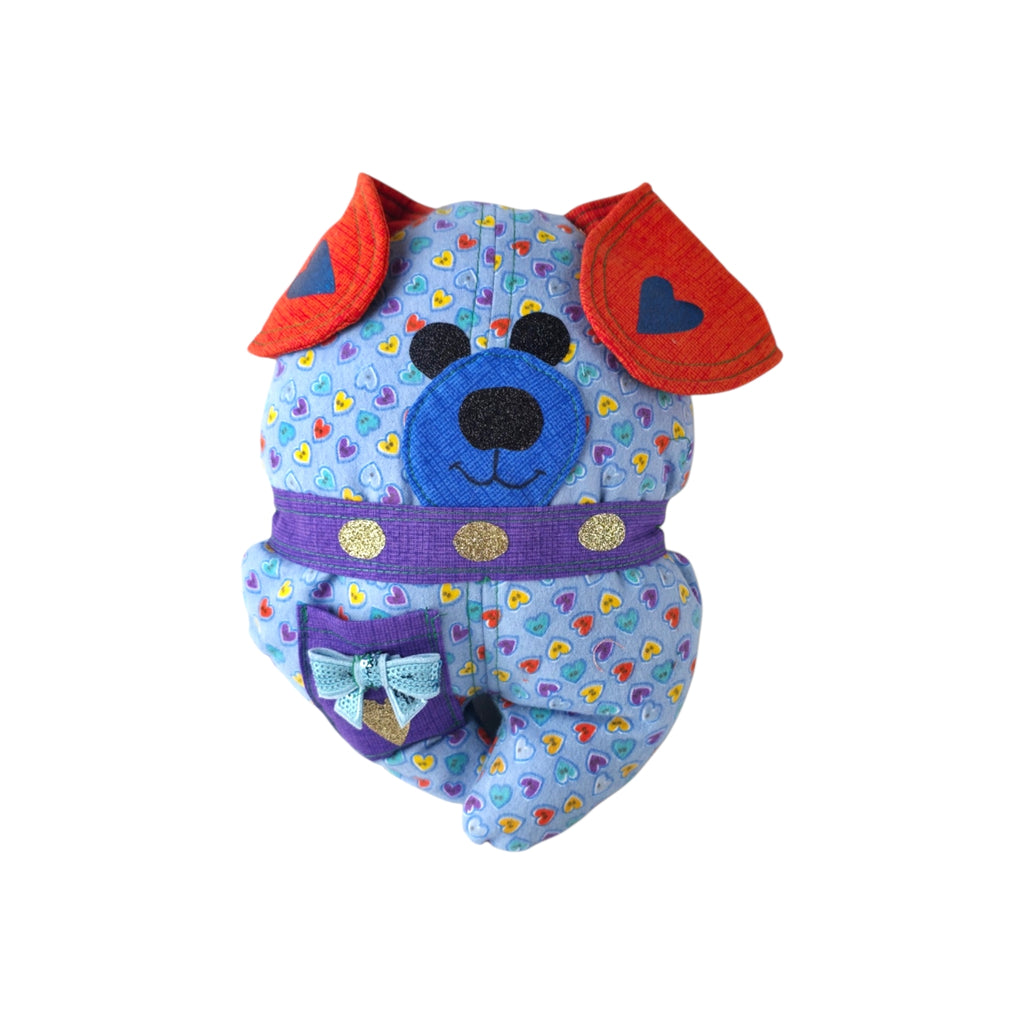 Handmade Patchwork Puppy Dog  Toy